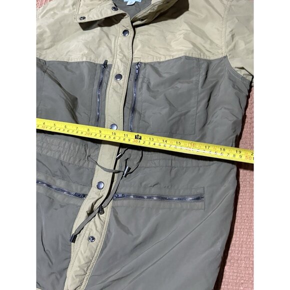 Future Collective With Reese Blutstein Two Tone Quilt Lined Jacket Olive Size XS - Picture 6 of 7